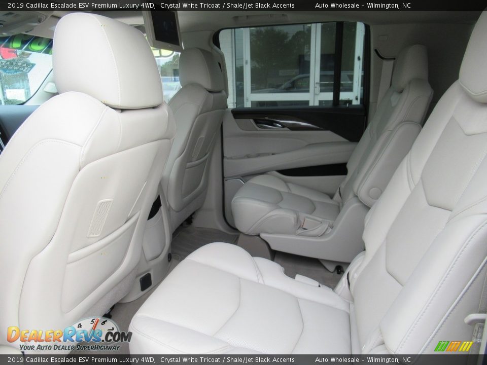 2019 Cadillac Escalade ESV Premium Luxury 4WD Crystal White Tricoat / Shale/Jet Black Accents Photo #12