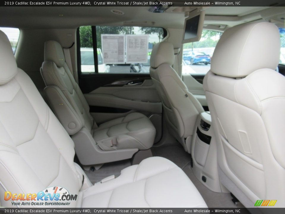 2019 Cadillac Escalade ESV Premium Luxury 4WD Crystal White Tricoat / Shale/Jet Black Accents Photo #14