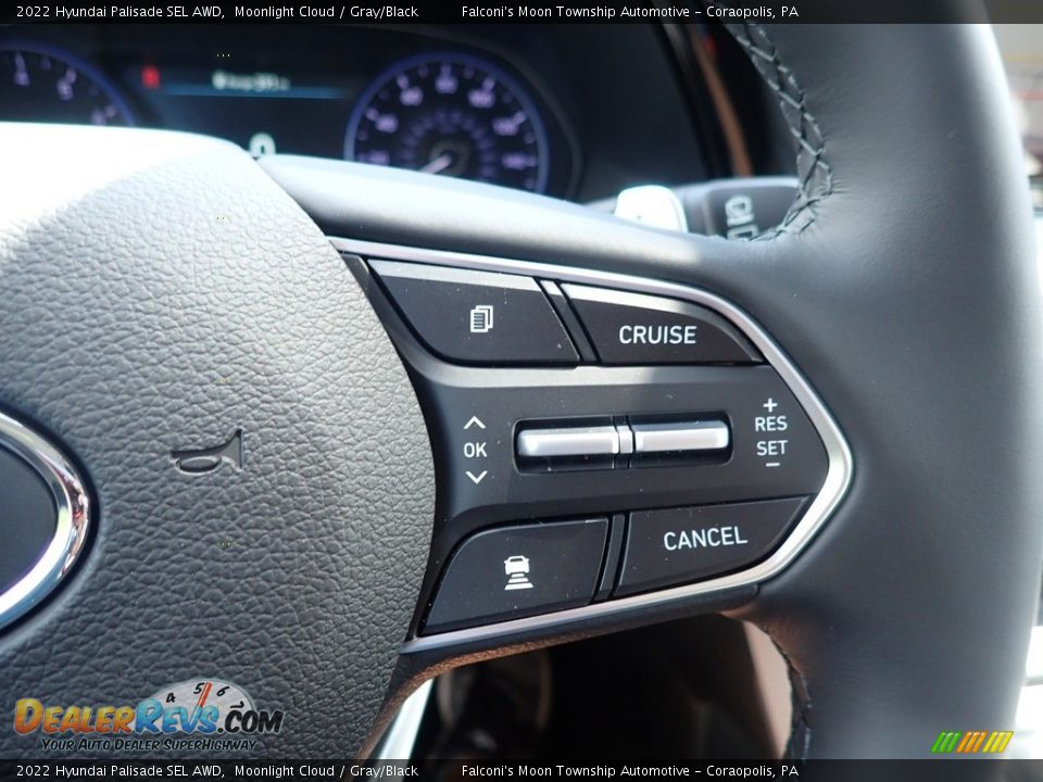 2022 Hyundai Palisade SEL AWD Steering Wheel Photo #19