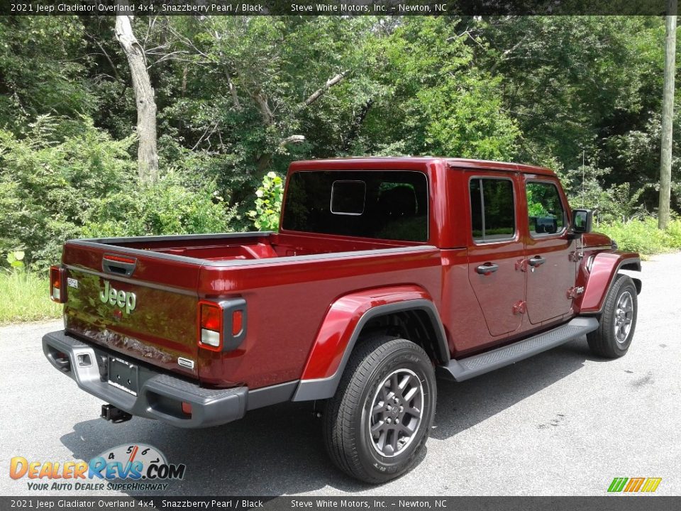 2021 Jeep Gladiator Overland 4x4 Snazzberry Pearl / Black Photo #6