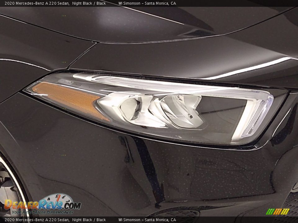2020 Mercedes-Benz A 220 Sedan Night Black / Black Photo #2