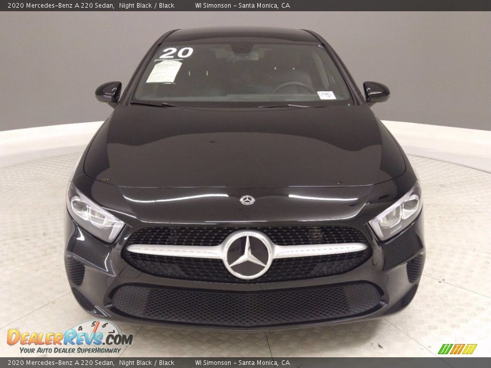 2020 Mercedes-Benz A 220 Sedan Night Black / Black Photo #3