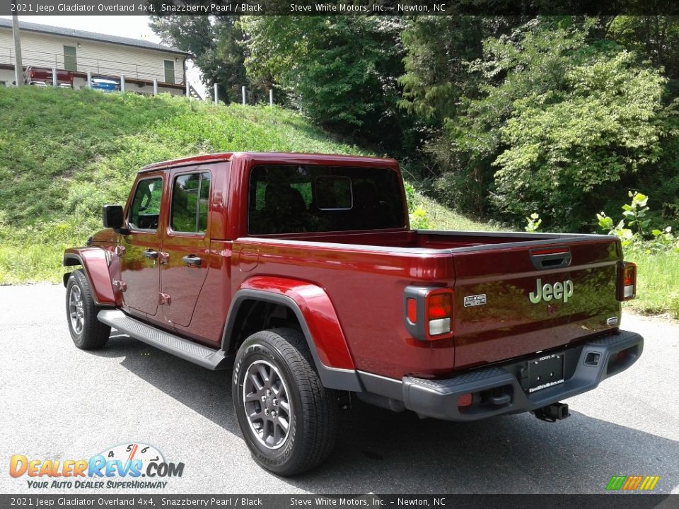 2021 Jeep Gladiator Overland 4x4 Snazzberry Pearl / Black Photo #9