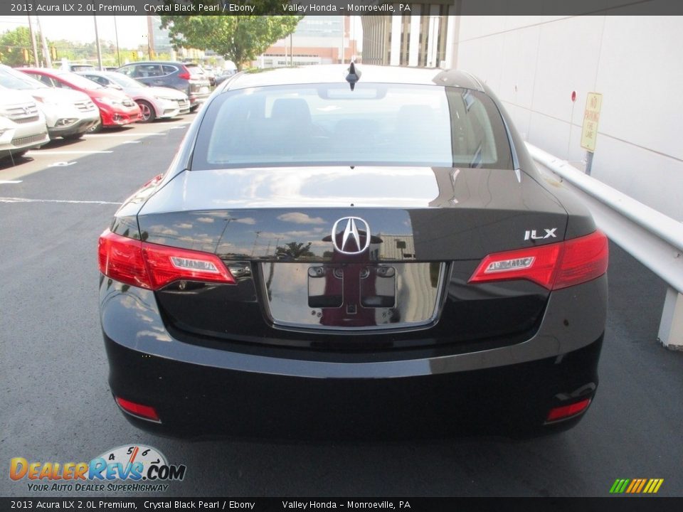 2013 Acura ILX 2.0L Premium Crystal Black Pearl / Ebony Photo #4