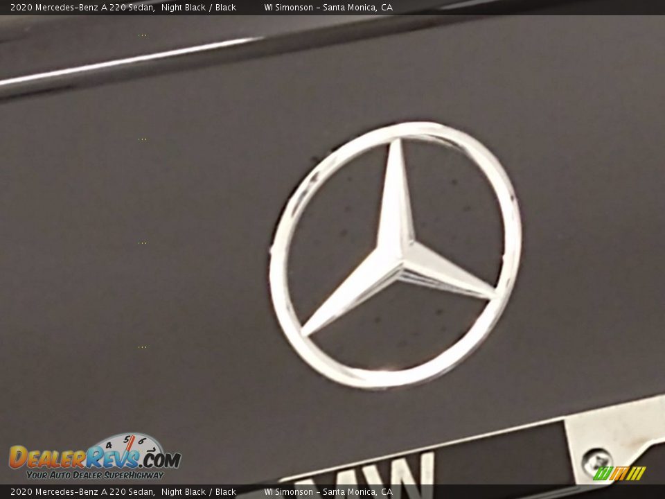 2020 Mercedes-Benz A 220 Sedan Night Black / Black Photo #9
