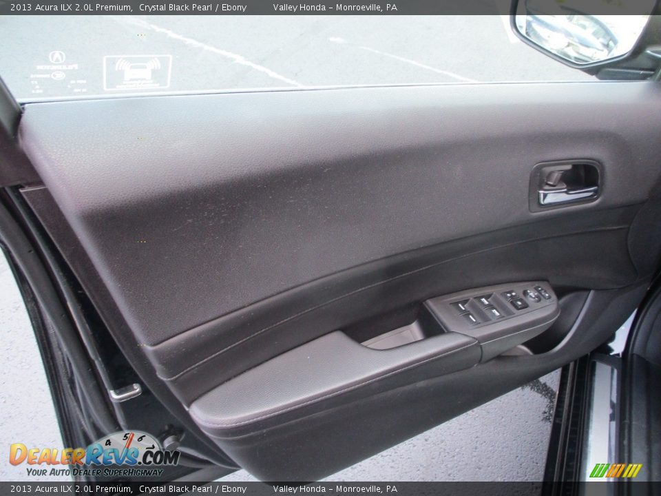 2013 Acura ILX 2.0L Premium Crystal Black Pearl / Ebony Photo #10