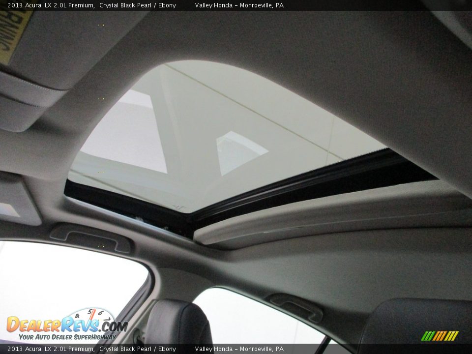 2013 Acura ILX 2.0L Premium Crystal Black Pearl / Ebony Photo #11