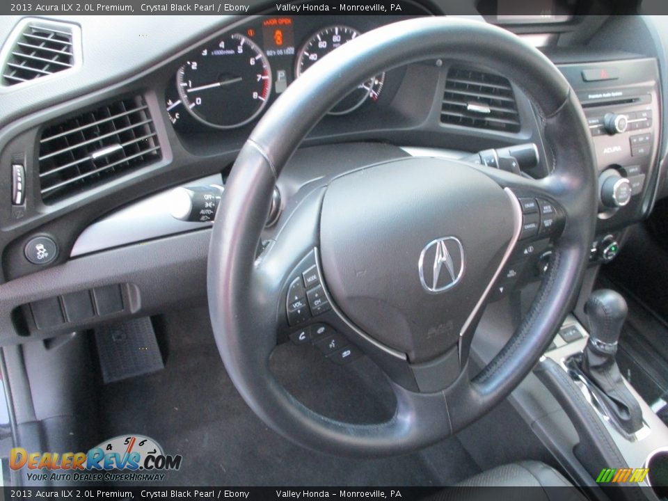 2013 Acura ILX 2.0L Premium Crystal Black Pearl / Ebony Photo #14