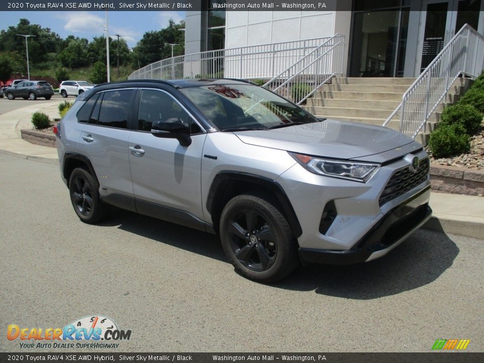 2020 Toyota RAV4 XSE AWD Hybrid Silver Sky Metallic / Black Photo #1