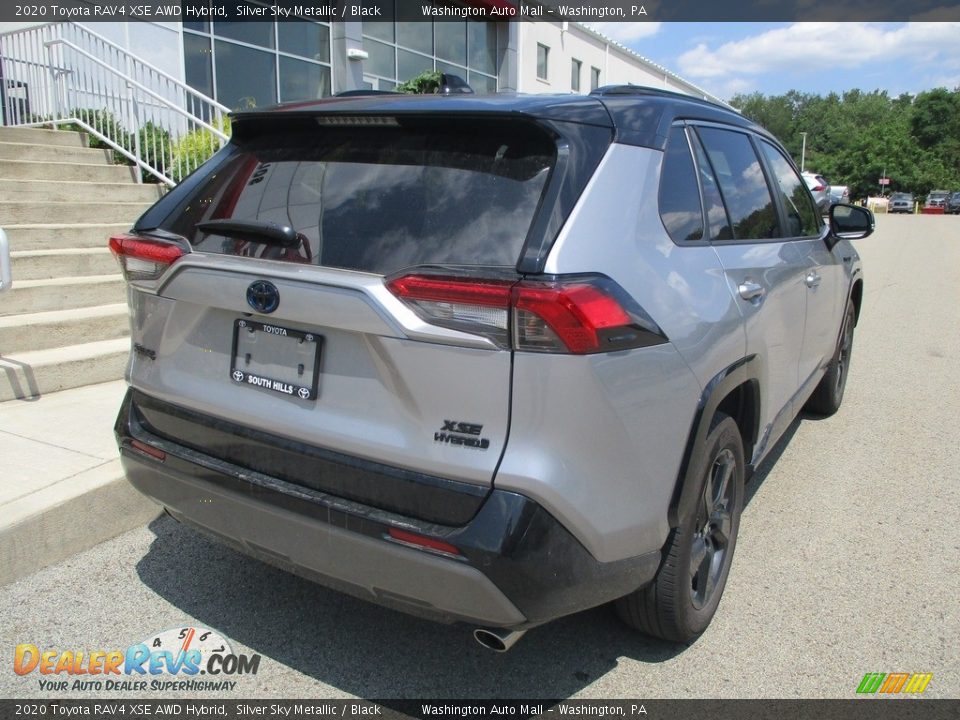 2020 Toyota RAV4 XSE AWD Hybrid Silver Sky Metallic / Black Photo #3