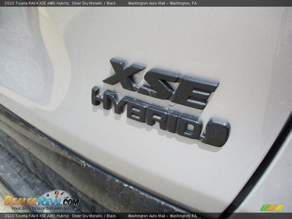 2020 Toyota RAV4 XSE AWD Hybrid Silver Sky Metallic / Black Photo #4