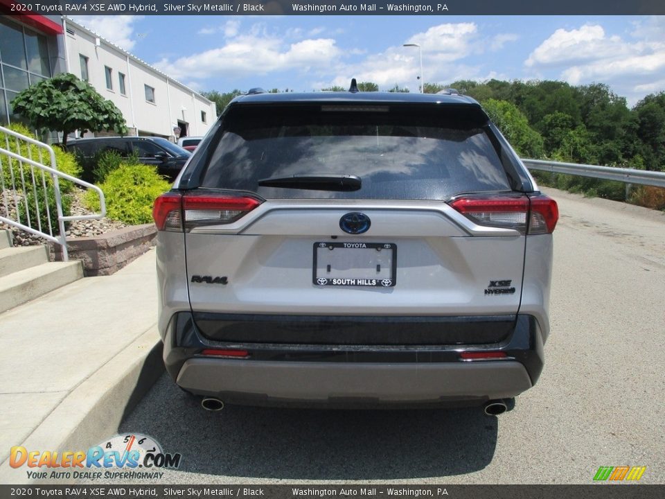 2020 Toyota RAV4 XSE AWD Hybrid Silver Sky Metallic / Black Photo #5