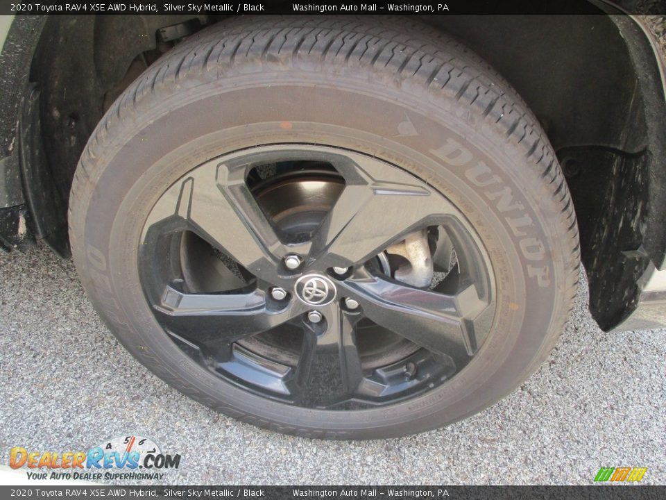2020 Toyota RAV4 XSE AWD Hybrid Silver Sky Metallic / Black Photo #7