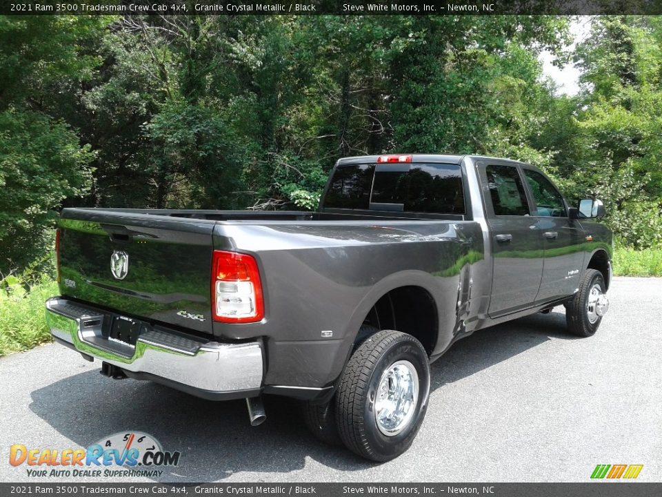 2021 Ram 3500 Tradesman Crew Cab 4x4 Granite Crystal Metallic / Black Photo #6