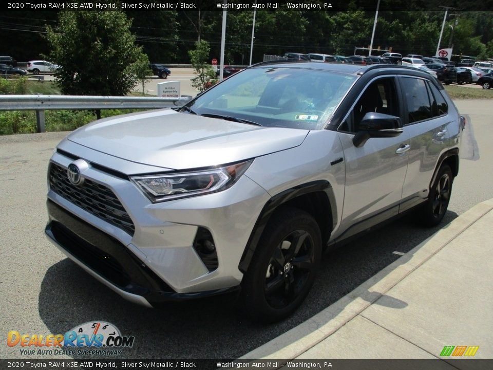 2020 Toyota RAV4 XSE AWD Hybrid Silver Sky Metallic / Black Photo #8