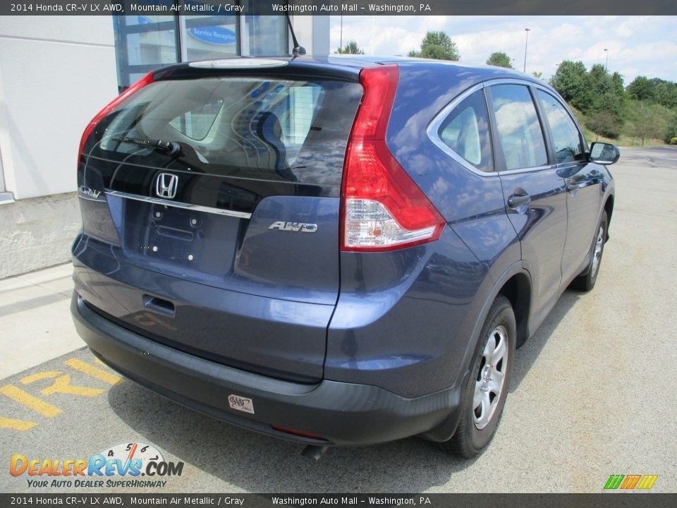 2014 Honda CR-V LX AWD Mountain Air Metallic / Gray Photo #3