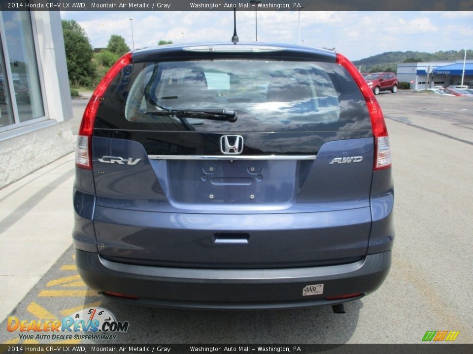 2014 Honda CR-V LX AWD Mountain Air Metallic / Gray Photo #4