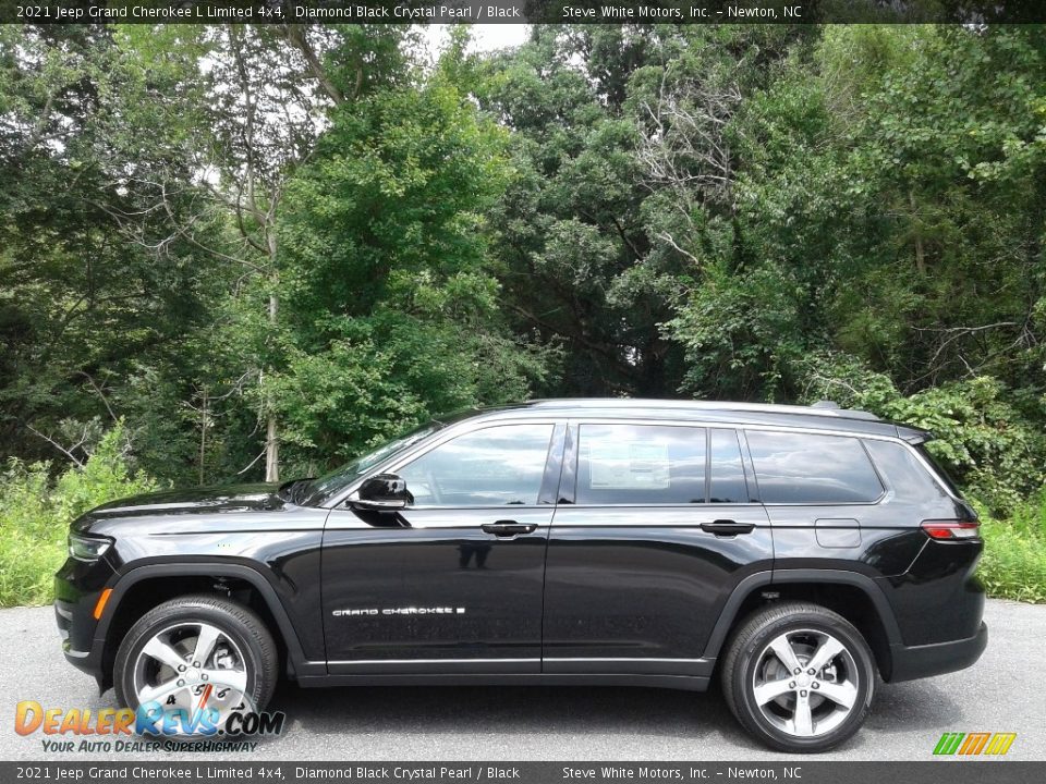 Diamond Black Crystal Pearl 2021 Jeep Grand Cherokee L Limited 4x4 Photo #1