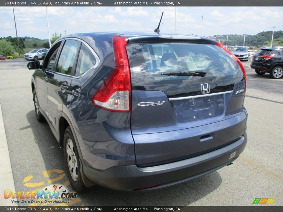 2014 Honda CR-V LX AWD Mountain Air Metallic / Gray Photo #5