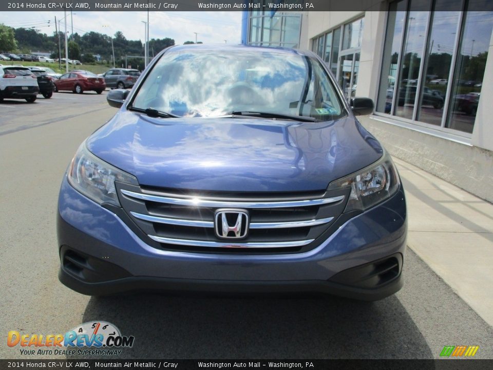 2014 Honda CR-V LX AWD Mountain Air Metallic / Gray Photo #9