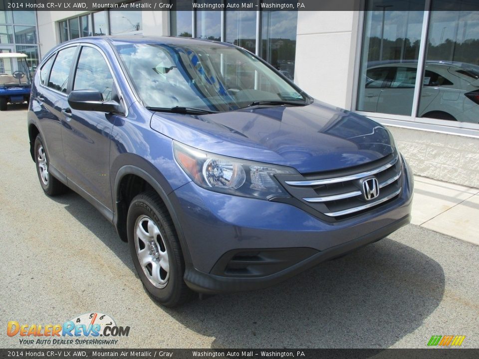 2014 Honda CR-V LX AWD Mountain Air Metallic / Gray Photo #10