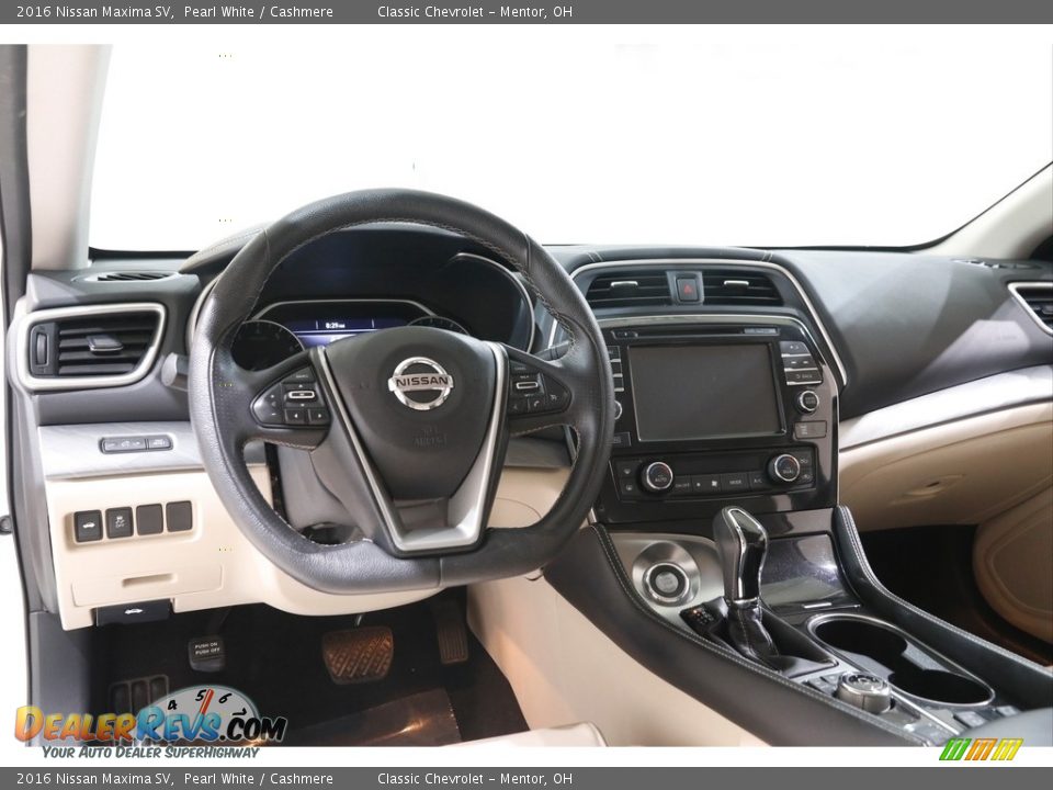 2016 Nissan Maxima SV Pearl White / Cashmere Photo #6