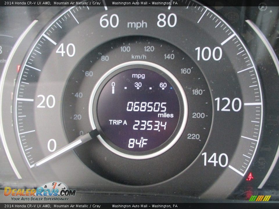 2014 Honda CR-V LX AWD Mountain Air Metallic / Gray Photo #25