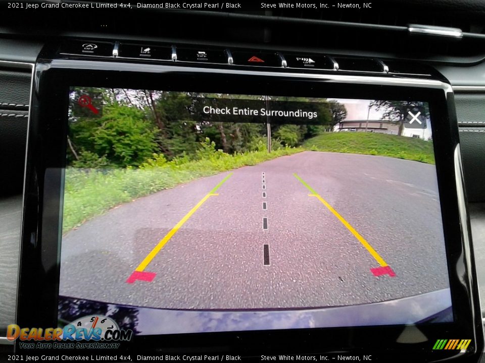 2021 Jeep Grand Cherokee L Limited 4x4 Diamond Black Crystal Pearl / Black Photo #24