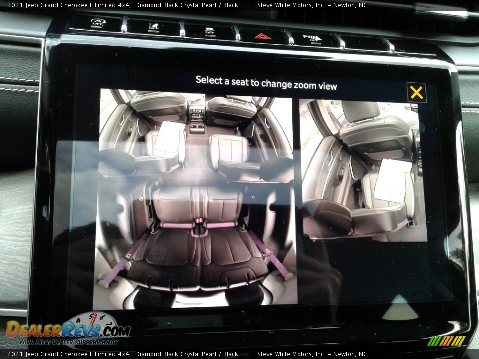 2021 Jeep Grand Cherokee L Limited 4x4 Diamond Black Crystal Pearl / Black Photo #25