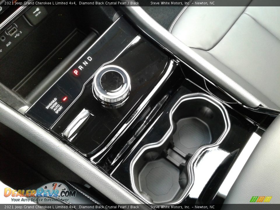 2021 Jeep Grand Cherokee L Limited 4x4 Diamond Black Crystal Pearl / Black Photo #27