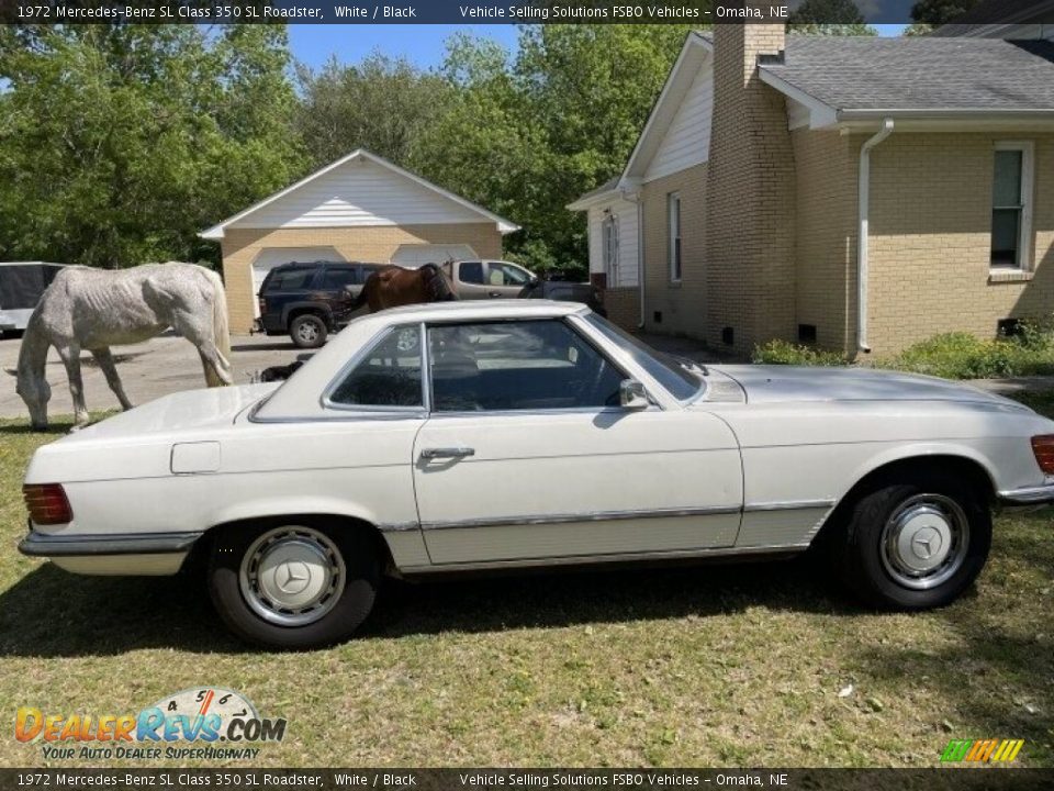 1972 Mercedes-Benz SL Class 350 SL Roadster White / Black Photo #1