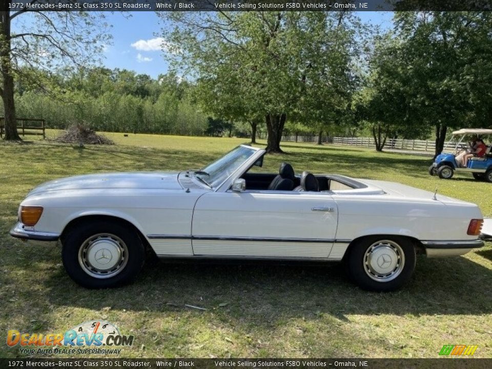 White 1972 Mercedes-Benz SL Class 350 SL Roadster Photo #2