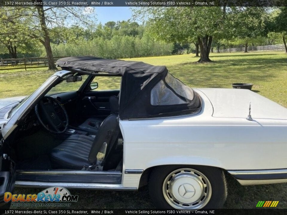 White 1972 Mercedes-Benz SL Class 350 SL Roadster Photo #3