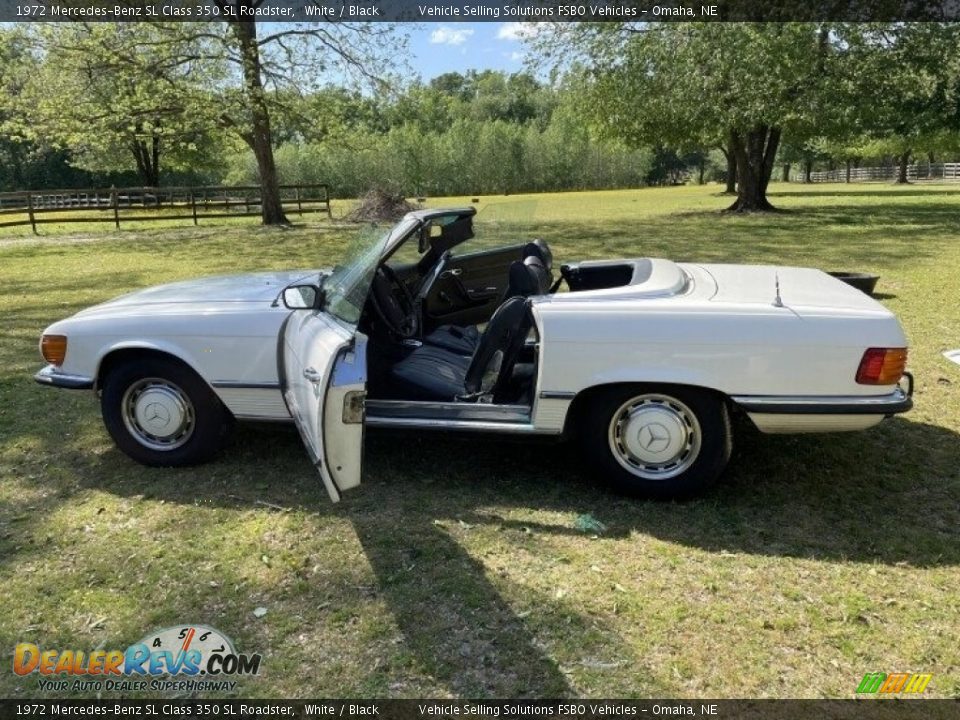 White 1972 Mercedes-Benz SL Class 350 SL Roadster Photo #7