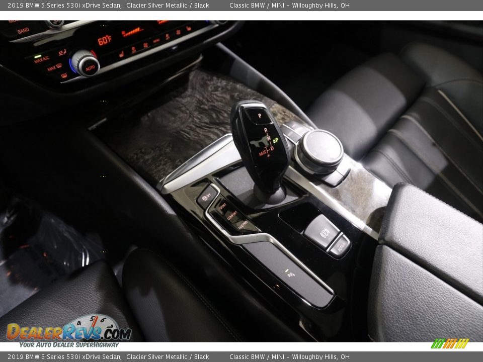 2019 BMW 5 Series 530i xDrive Sedan Glacier Silver Metallic / Black Photo #14