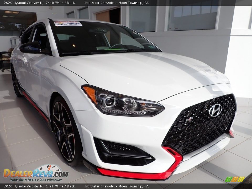 2020 Hyundai Veloster N Chalk White / Black Photo #9