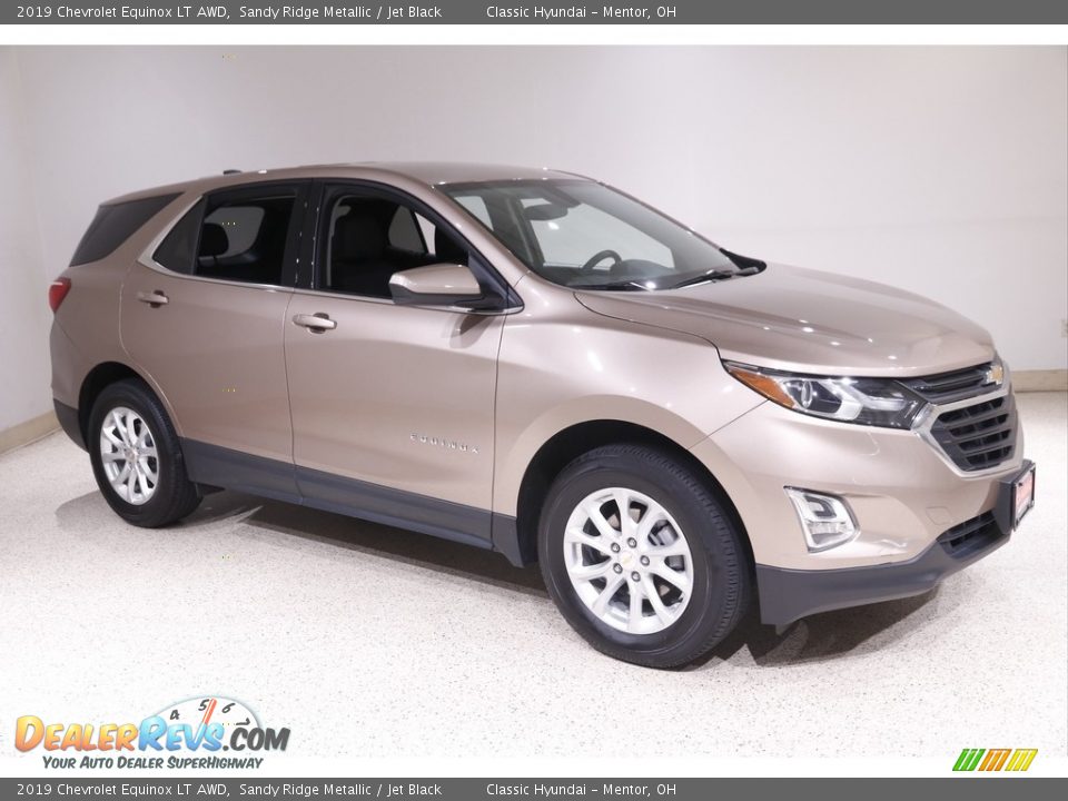 2019 Chevrolet Equinox LT AWD Sandy Ridge Metallic / Jet Black Photo #1