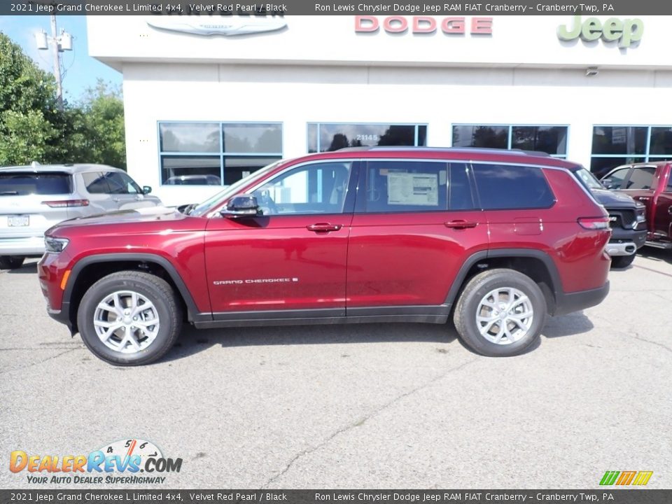 2021 Jeep Grand Cherokee L Limited 4x4 Velvet Red Pearl / Black Photo #2