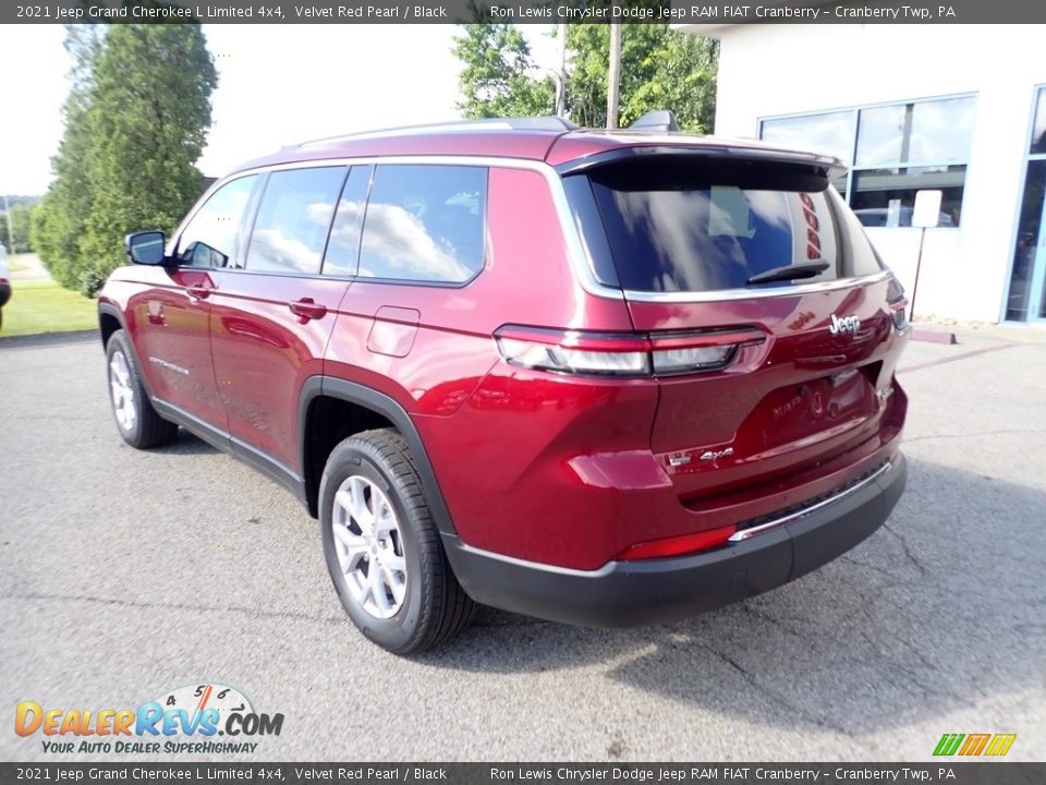 2021 Jeep Grand Cherokee L Limited 4x4 Velvet Red Pearl / Black Photo #3