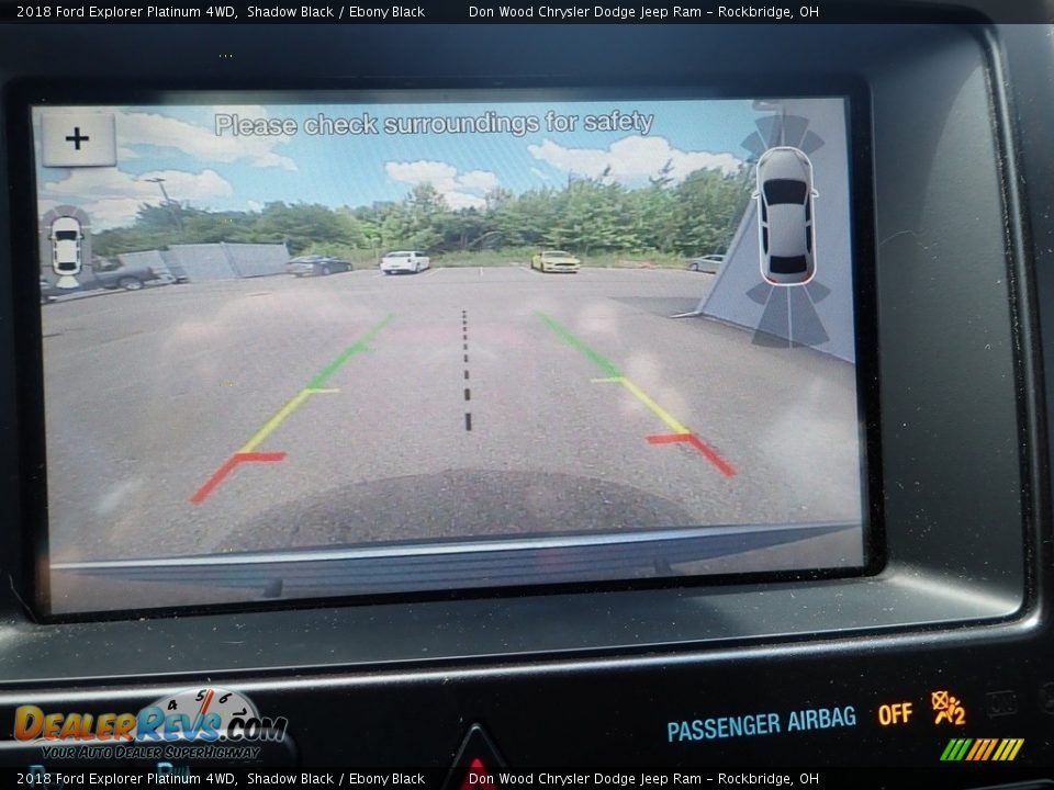 2018 Ford Explorer Platinum 4WD Shadow Black / Ebony Black Photo #3