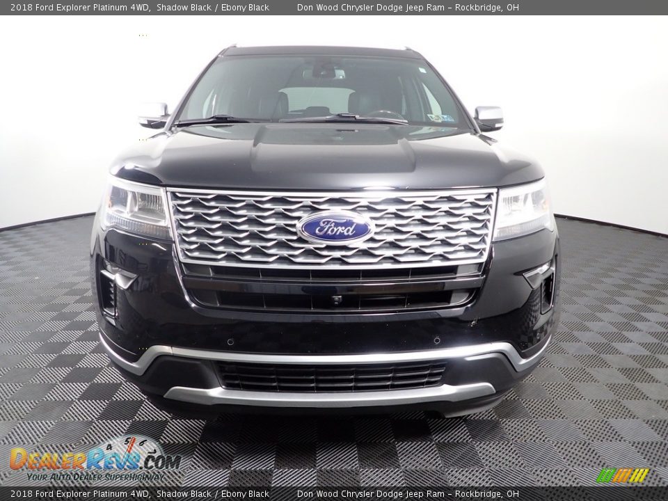 2018 Ford Explorer Platinum 4WD Shadow Black / Ebony Black Photo #5