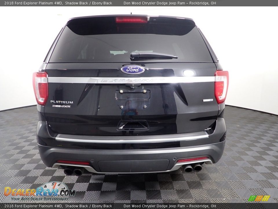 2018 Ford Explorer Platinum 4WD Shadow Black / Ebony Black Photo #9