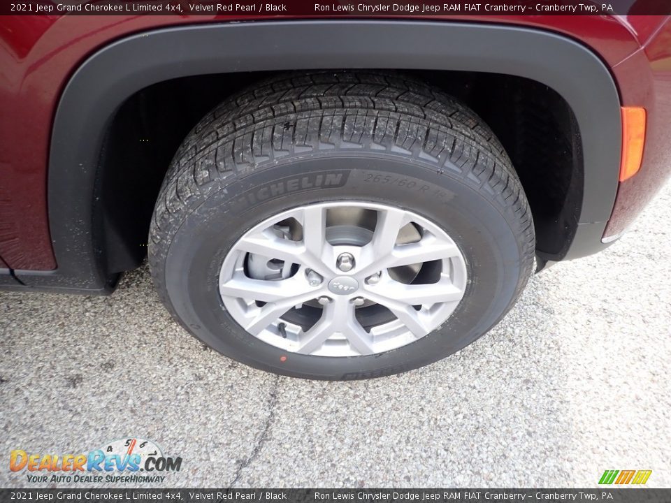 2021 Jeep Grand Cherokee L Limited 4x4 Velvet Red Pearl / Black Photo #9