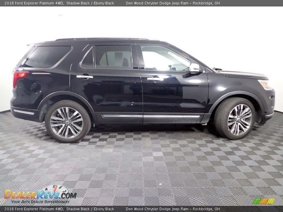 2018 Ford Explorer Platinum 4WD Shadow Black / Ebony Black Photo #11