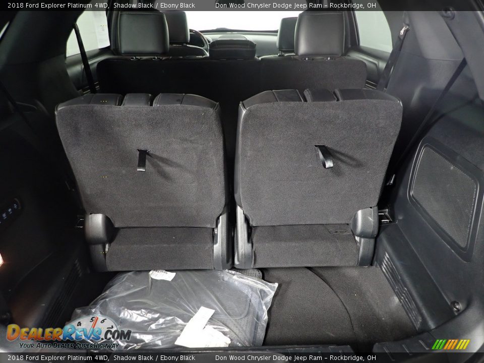 2018 Ford Explorer Platinum 4WD Shadow Black / Ebony Black Photo #13