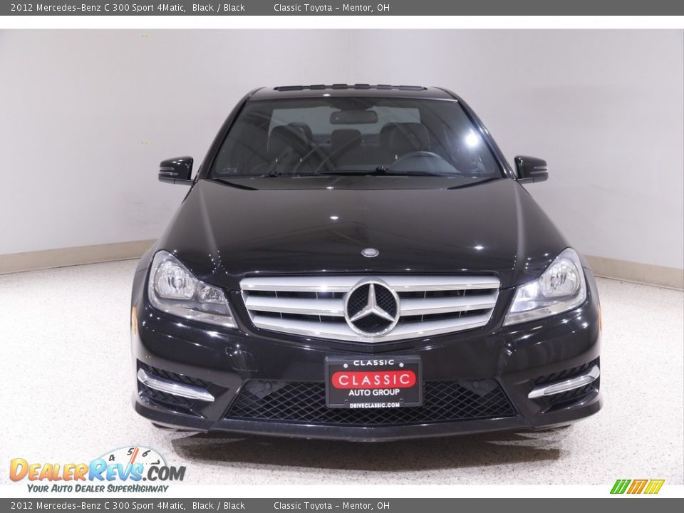 2012 Mercedes-Benz C 300 Sport 4Matic Black / Black Photo #2