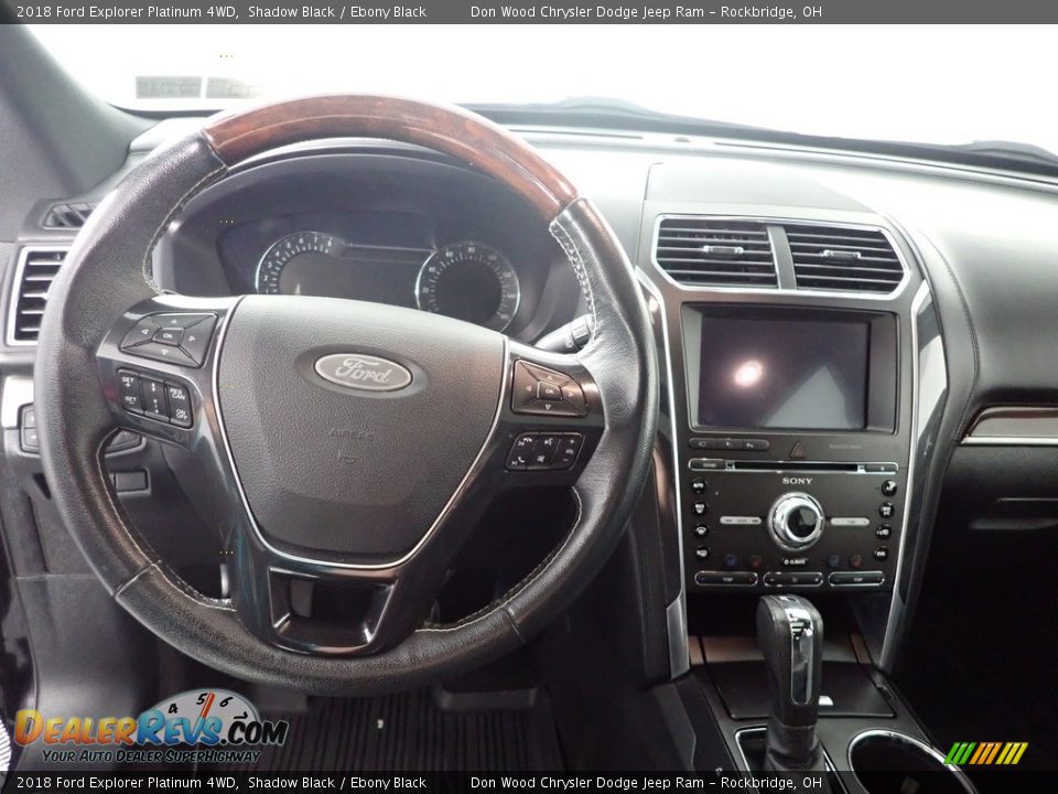 2018 Ford Explorer Platinum 4WD Shadow Black / Ebony Black Photo #21