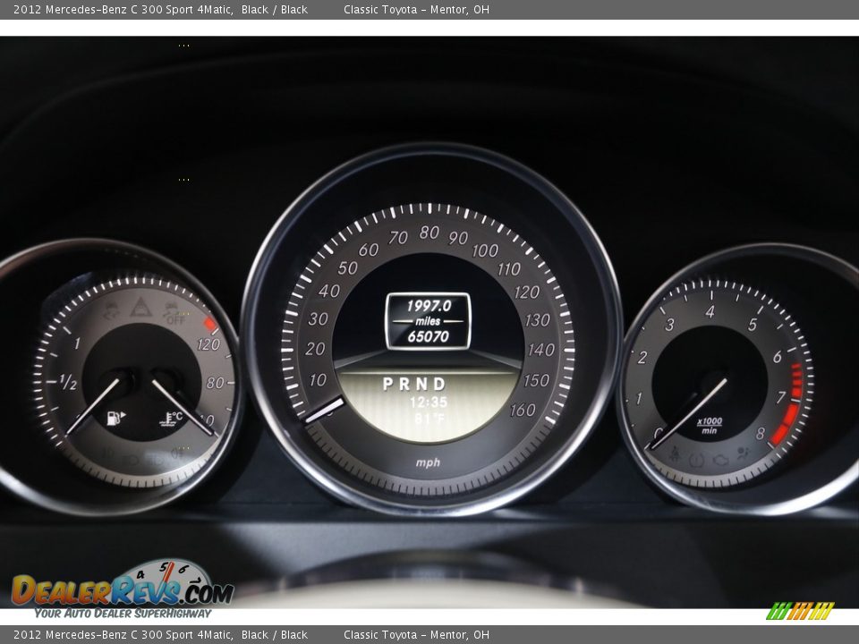 2012 Mercedes-Benz C 300 Sport 4Matic Black / Black Photo #8