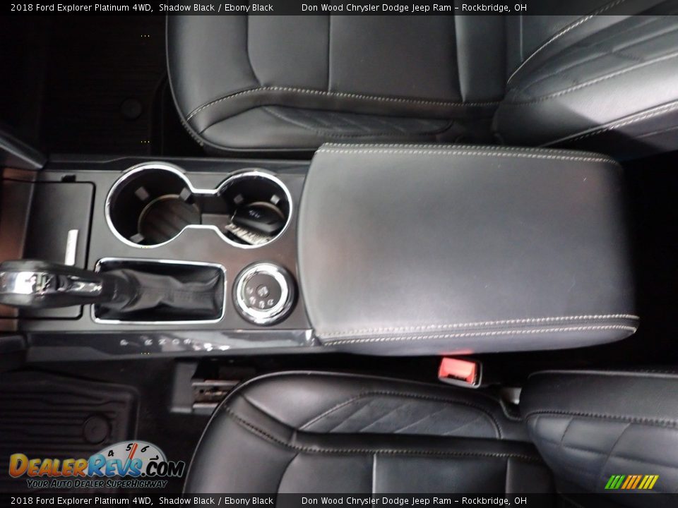 2018 Ford Explorer Platinum 4WD Shadow Black / Ebony Black Photo #26