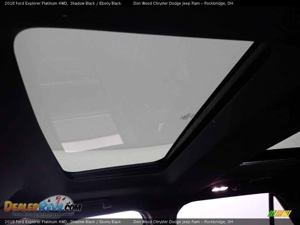 2018 Ford Explorer Platinum 4WD Shadow Black / Ebony Black Photo #27